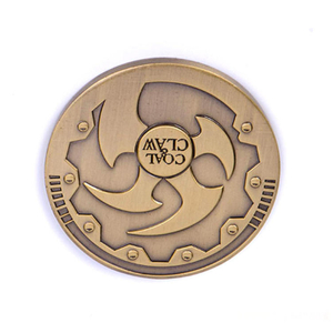 Logotipo grabado personalizado Haga su propia moneda de plata chapada en metal en blanco grabada personalizada barata
