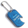 Diseño personalizado Blue Print Abrebotellas Llavero de acero inoxidable