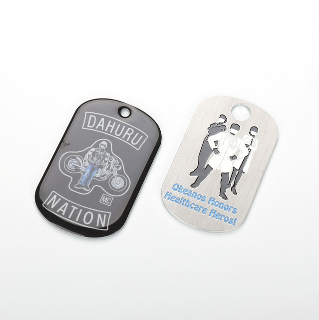 Cadena de collar de perro de metal de 20 mm de acero inoxidable 316l de alta calidad con nombre de etiqueta Collar de mascota de perro