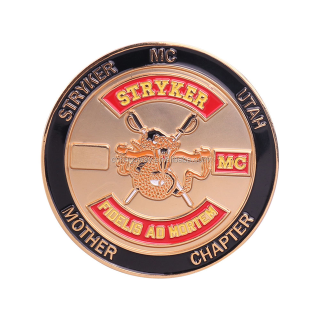 Moneda de desafío de plata de metal de latón artesanal de metal personalizado al por mayor