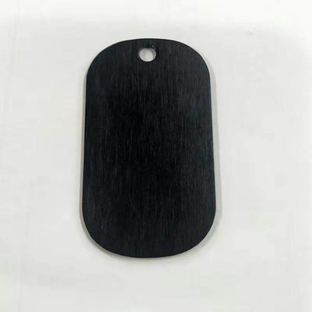 Etiqueta de perro de óxido de aluminio en blanco nueva personalizada Etiqueta de óxido de aluminio