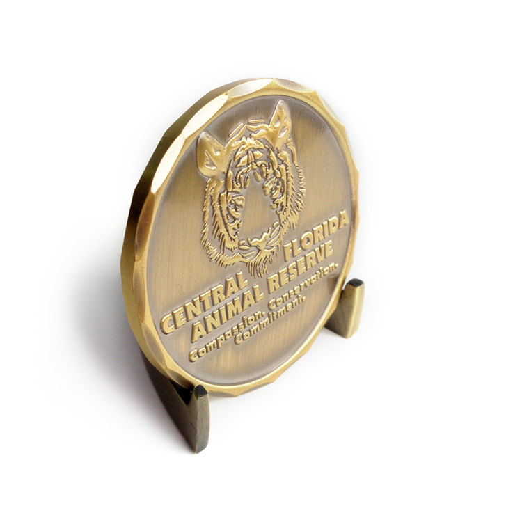 Die Press Mint Coin Sales Online En blanco Custom Antique Brass Challenge Coin Metal Challenge Souvenir Coins
