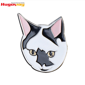 Logotipo personalizado al por mayor llavero de metal llavero de gato de la suerte llaveros lindos