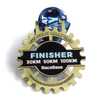 Nuevo producto de alta calidad, logotipo personalizado, correr, deporte, medalla de oro