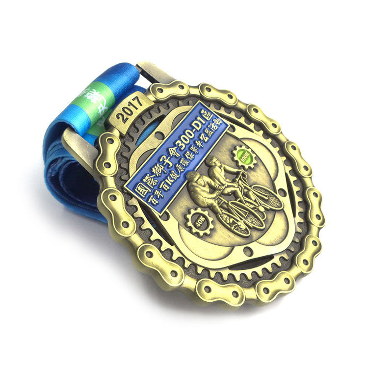 Medallas de premio Collar de ancla de aluminio Medalla espacial para la medalla Aniversarry Angeles Sparrow