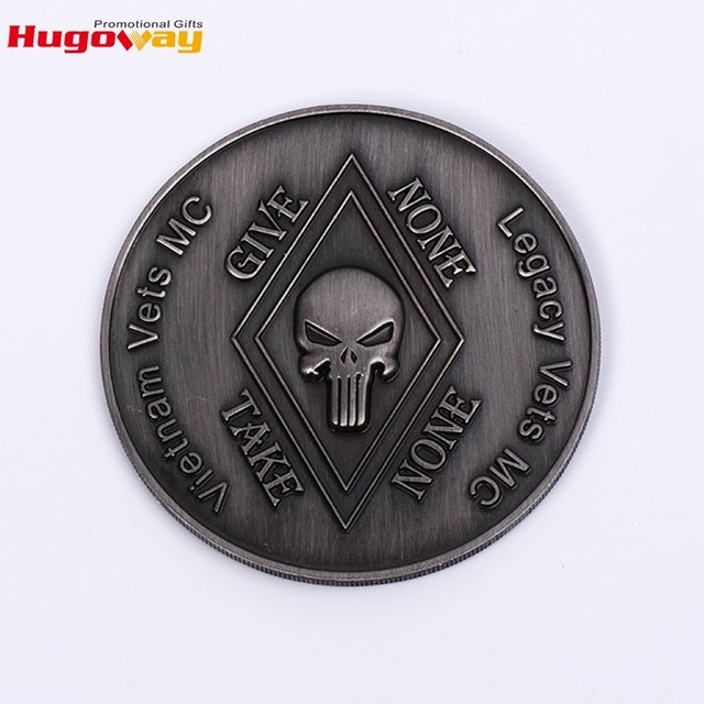 Moneda de símbolo de águila de plata de EE. UU. antigua personalizada promocional personalizada