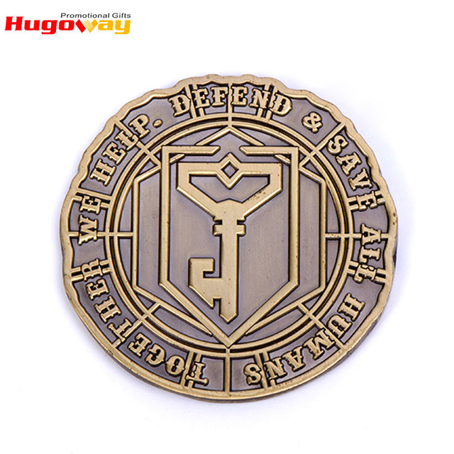 Moneda de desafío de diseño 3D de esmalte artesanal de metal personalizado a precio de fábrica