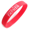 Diseño gratuito 2023 Personalizar Logo Pulsera de silicona Pulsera de silicona en forma de corazón