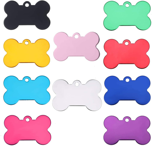 Precio de fábrica, fabricante profesional, collar de acero inoxidable personalizado, etiquetas de nombre de perro mascota