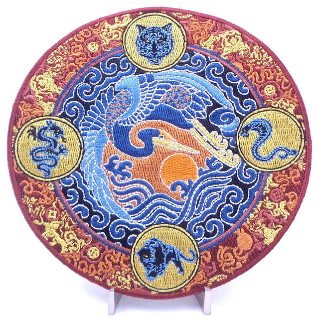 Parche de flores de diseño de ajuste de encaje de tela de bordado de cortina caliente personalizado Parche de bordado indio