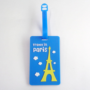 Etiqueta de equipaje de viaje personalizada Etiqueta de nombre de equipaje Paris Style con su propio logotipo
