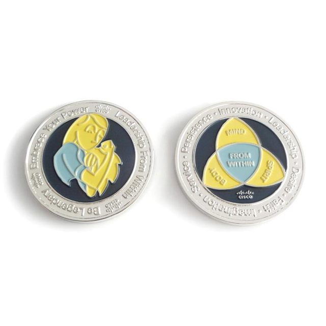 Moneda de recuerdo del desafío del 11 de septiembre de 2001 de plata de metal redondo en relieve personalizado barato nuevo