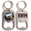 Llavero personalizado del abrebotellas de la cerveza del diseño del OEM de la buena calidad