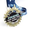 Nuevo producto de alta calidad, logotipo personalizado, correr, deporte, medalla de oro