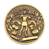 Diseño libre Fabricante de monedas Fabricación 3D Aleación de zinc Oro Plata Latón Cobre Metal Logo Monedas Por encargo Policía Marina Ejército Souvenir Desafío Moneda