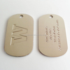 Moda en blanco metal acero inoxidable logo grabado sublimación lujo personalizado dogtag collar con cadena de bolas
