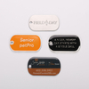 Etiquetas de collar para mascotas en blanco de hueso personalizado Grabado Collar para hombre Colgante Aluminio Latón Acero inoxidable Logotipo de metal Etiqueta de perro personalizada