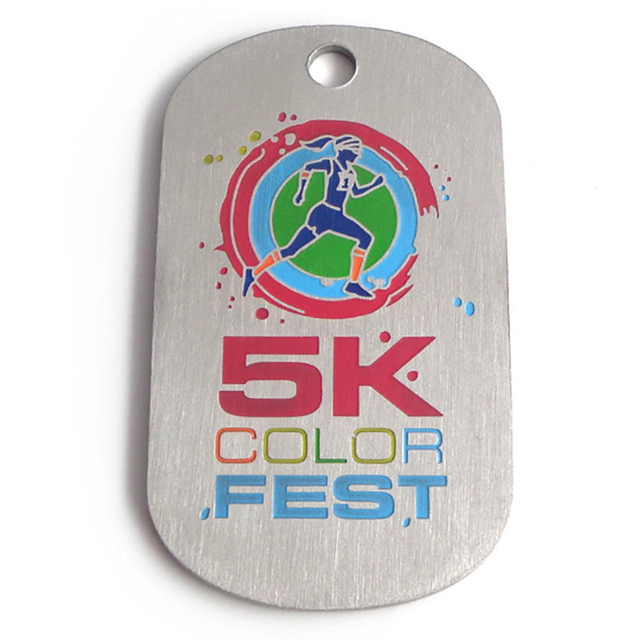 Etiquetas de collar para mascotas en blanco de hueso personalizado Grabado Collar para hombre Colgante Aluminio Latón Acero inoxidable Logotipo de metal Etiqueta de perro personalizada