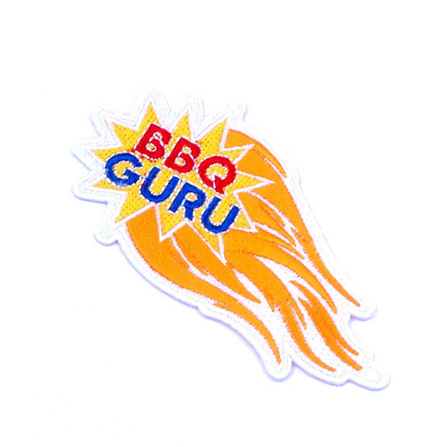 Parches de apliques personalizados personalizados Logo 3d Hierro en parches de bordado Nube para sombreros