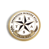 Monedas en blanco de latón redondas personalizadas creativas de fábrica de hardware OEM para artesanías de metal