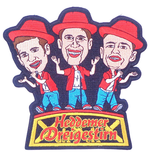 Insignia de parche de bordado de logotipo personalizado cortado con calor Parche de hierro en parche