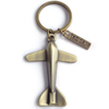 Llavero de metal de recuerdo de modelo de avión de promoción personalizado