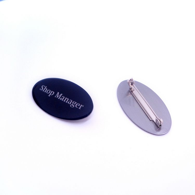 Pin de etiqueta de nombre de esmalte suave duro con estampado de Metal para fabricante de pines de esmalte personalizado de diseño gratuito