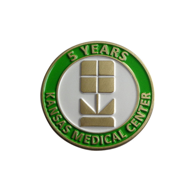 Fabricante de artesanías de metal Esmalte suave redondo Oro Esmalte personalizado Pin Insignia Sin mínimo