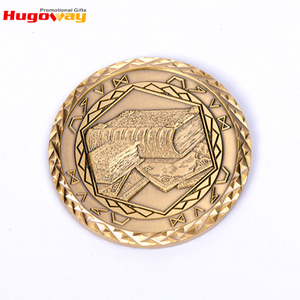 Diseño libre Fabricante de monedas Fabricación de monedas con logotipo de metal Moneda de grabado láser de desafío de recuerdo de oro hecho a medida