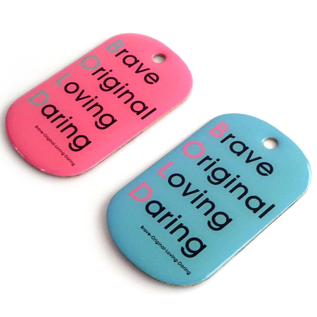 Impresora personalizada barata vendedora caliente de la etiqueta de perro del metal de la aduana de alta calidad para la gente