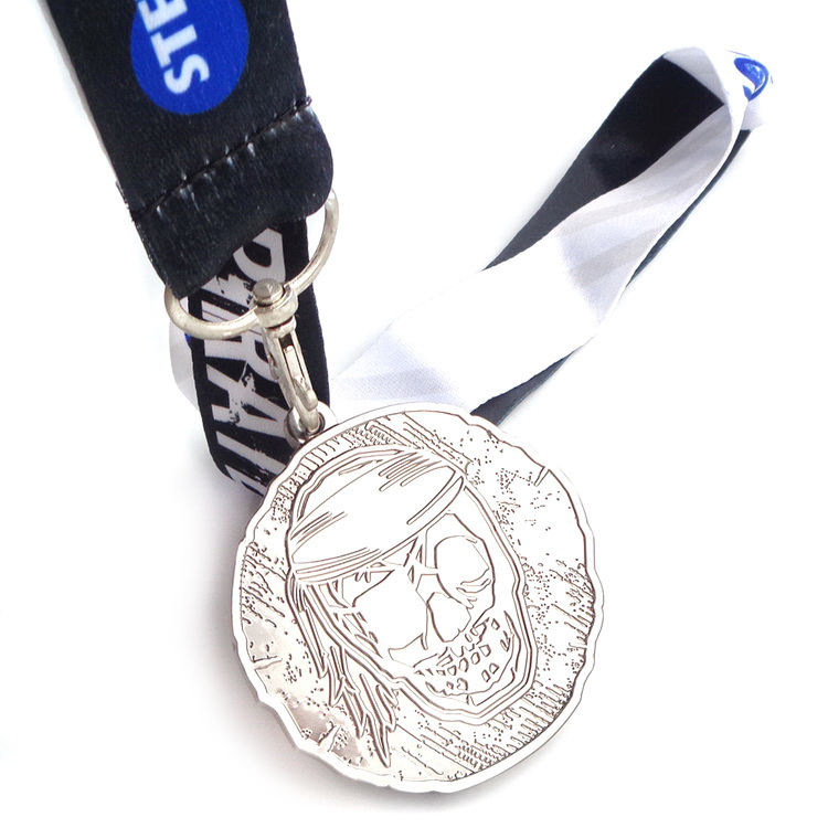 Medallón de medalla de Dragonboat de tiro con arco medieval personalizado de fabricación Zhongshan con pentáculo de Salomón