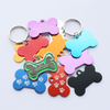 Etiquetas de collar para mascotas en blanco de hueso personalizado Grabado Collar para hombre Colgante Aluminio Latón Acero inoxidable Logotipo de metal Etiqueta de perro personalizada