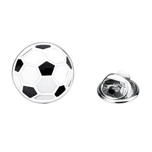 Sin mínimo personalizado Metal Latón Aleación de zinc Pin duro Pasadores de solapa suaves Pin de fútbol de esmalte personalizado