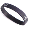 Diseño libre 2023 Personalizar Logo Pulsera de silicona Festival Pulsera de silicona Muñequera