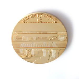 Moneda de metal tallada al por mayor de monedas de oro de recuerdo plateadas personalizadas de metal de EE. UU.