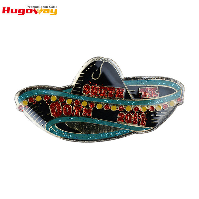 Comercio al por mayor Custom Science Weed Gothic Pins Hard Soft Esmalte Pin de solapa